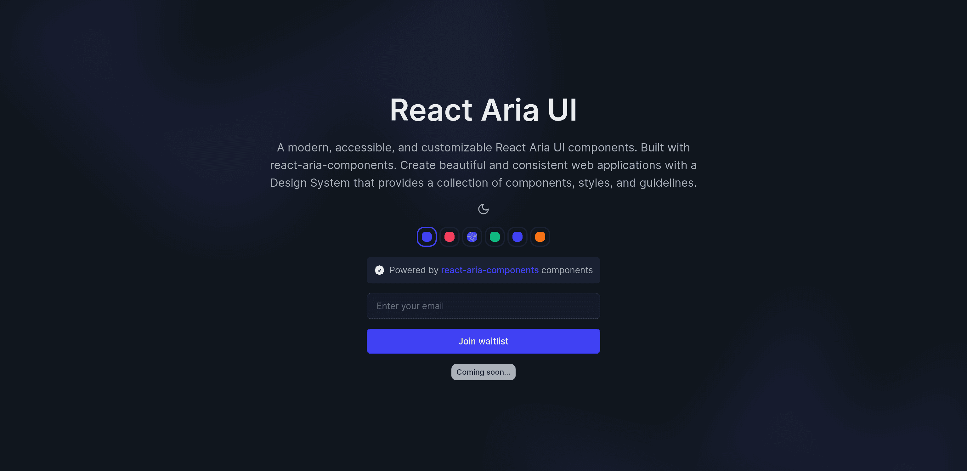 React Aria